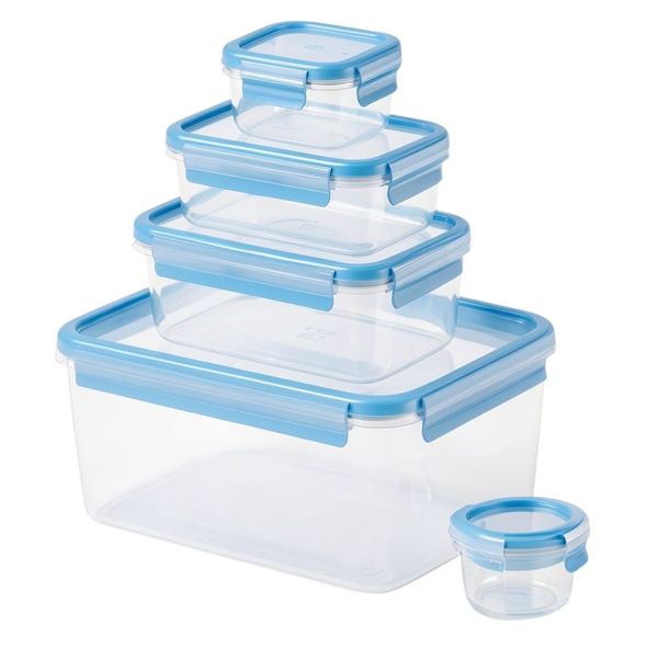 Tefal MasterSeal 5-Piece Fresh Box Set - Airtight Food Storage Containers