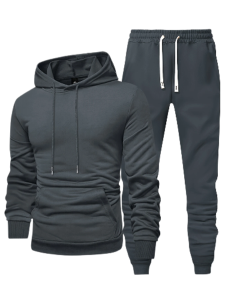 Tread Treasure-Knitted Athletic Loungewear Set for Men
