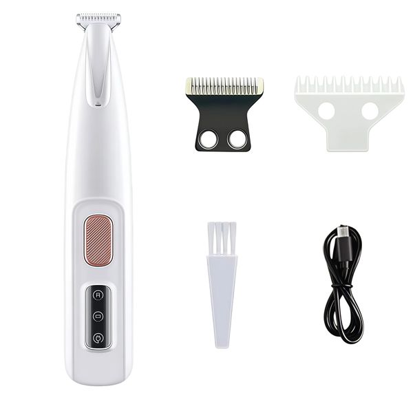 Dog Paw Trimmer, Pet Hair Trimmer,Saffory Dog Paw Trimmer with LED Light