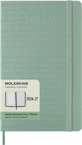Moleskine 2027 18m Sage Green Large Weekly Hard