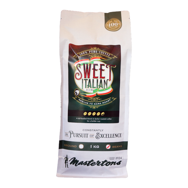 Mastertons Sweet Italian Blend Coffee Beans - 1kg