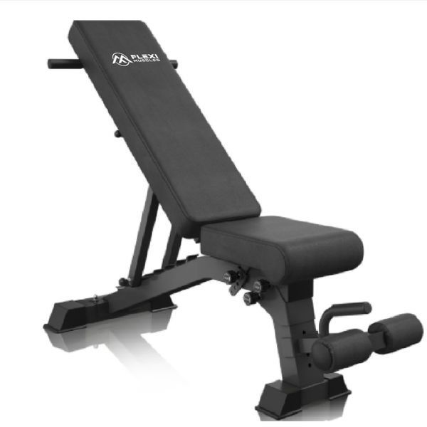 Flexi Muscles - Adjustable Incline/Decline Bench for Strength Training