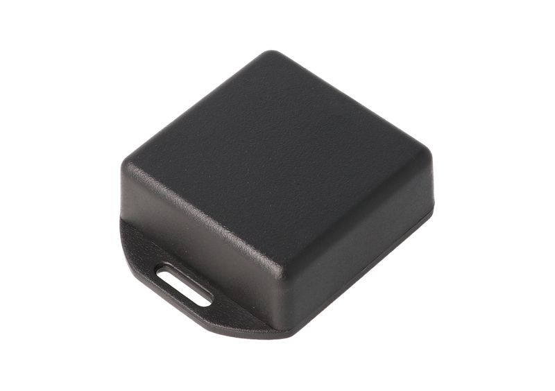 1551RFLBK Miniature Flanged Black ABS Enclosure 50x50x20mm