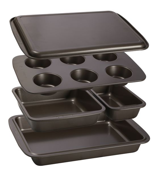 Bakers Secret Easy Store Bakeware 5 Pieces Set