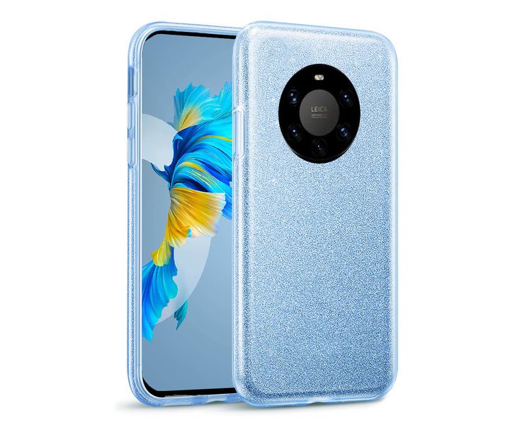 Tekron Glitter Sparkle Bling Protective Case for Huawei Mate 40 Pro -Purple