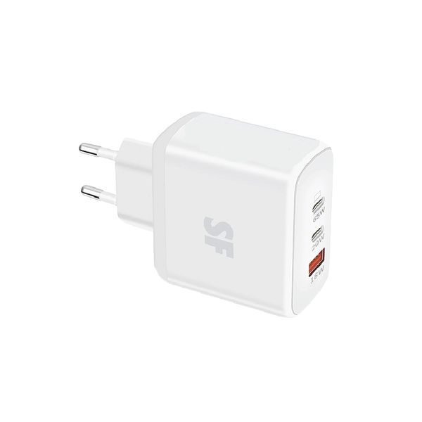 SUPA FLY 3-Port Ultra-Fast Wall Charge Set |Type-C &amp; USB-A | GaN Tech