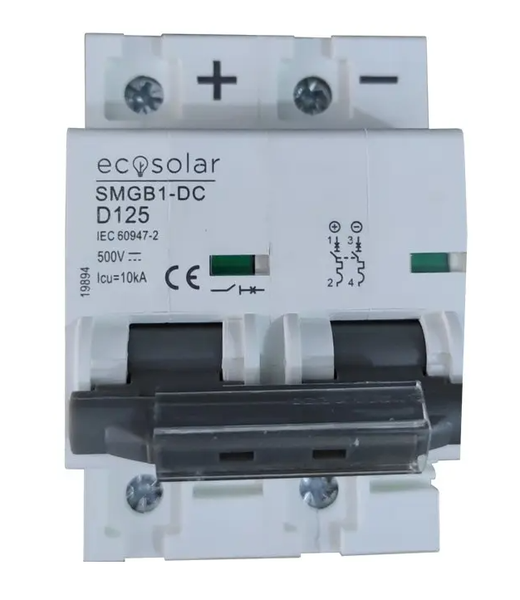 2 Pole DC PV Circuit Breaker