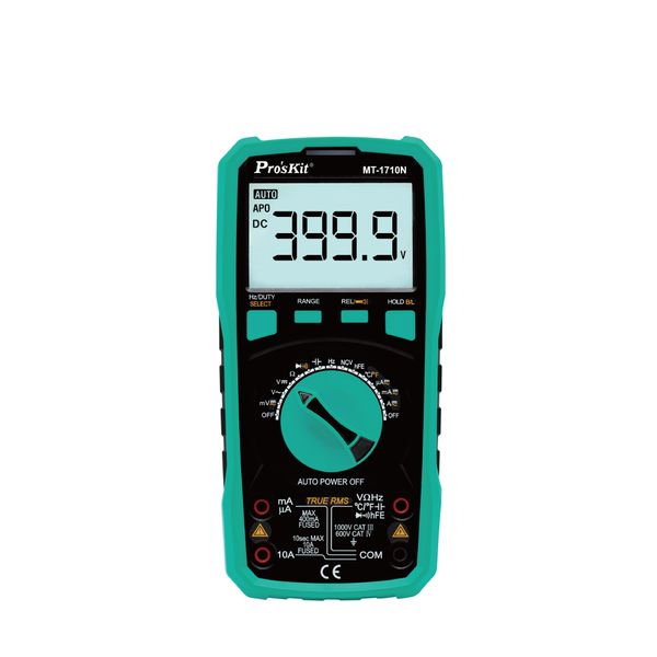 PRK MT-1710N True-RMS Auto Range Multimeter with NCV &amp; Cap Test