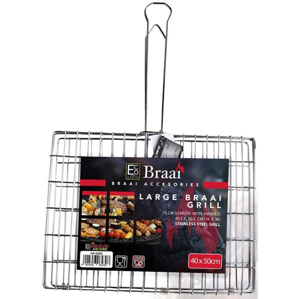 ECO Braai Grill Stainless Steel 51 cm