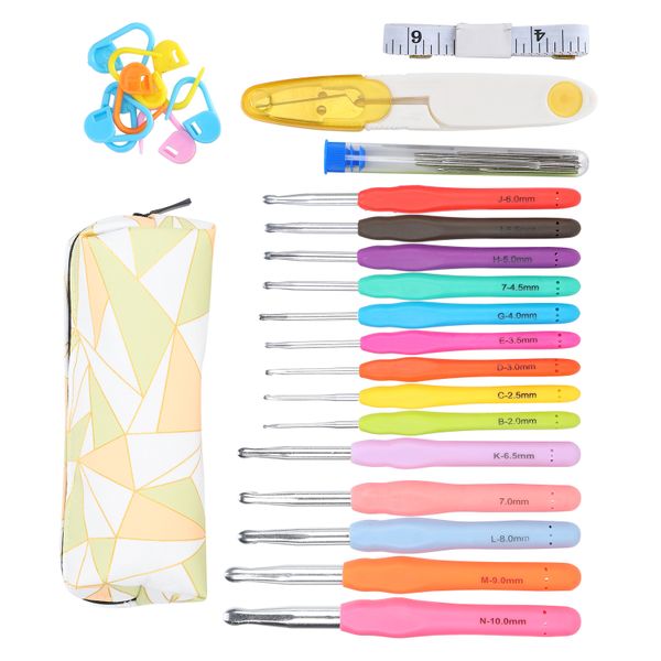 Compatible with C4-Diamond Crochet Set Soft Handle