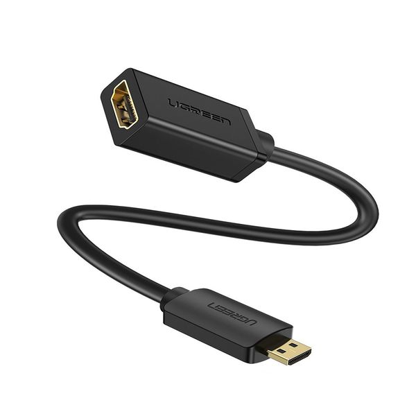 UGreen 20134 Micro HDMI Male to HDMI Female Adapter-BK