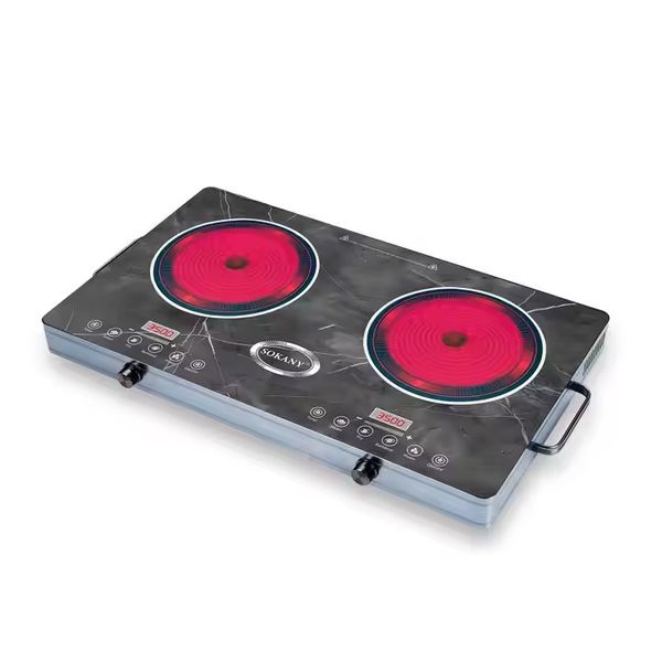 Electric 2 Burner Solid Hot Plate Cook Top