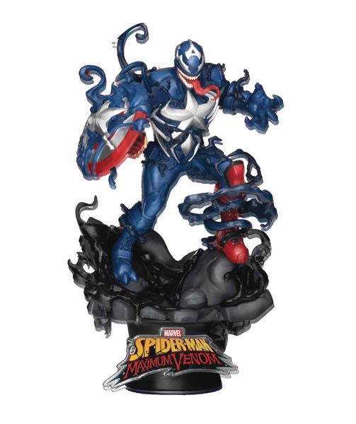 Maximum Venom Captain America 6IN Statue