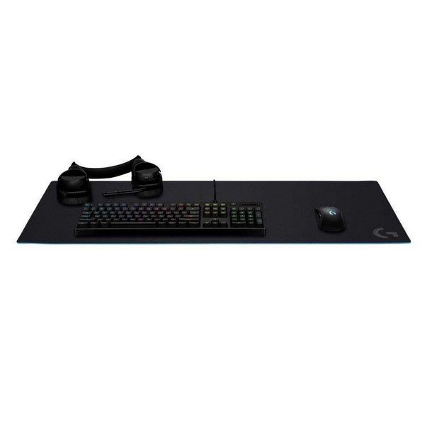 Logitech G840 XL Cloth Gaming Mouse Pad, 3 mm Thin Pad, Stable Rubber Base