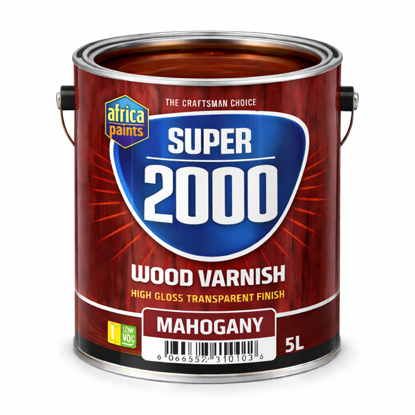 African Paint Super 2000 Mahogany Wood Varnish 5L