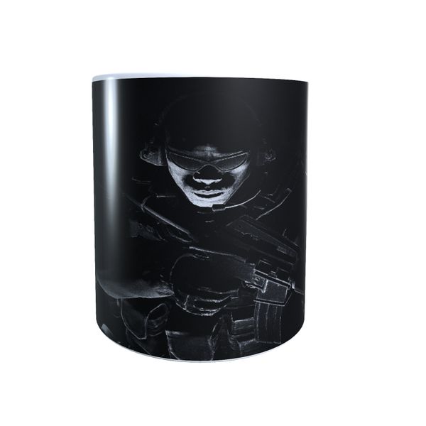 CT Black and White Headphones - Counter Strike Coffee Mug