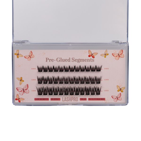 Pre-Glued Lashes - Flutter Luxe Collection Trisha (Reusable No-Glue Lashes)