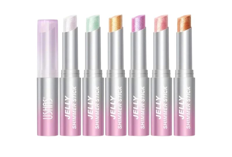 6x USHAS Eyeshadow Stick Long Lasting Metallic Shimmer Highlight StickJelly