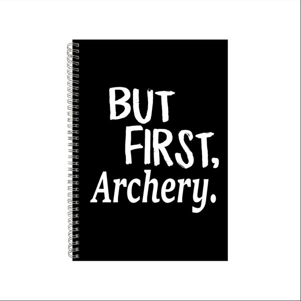 Archery Wire Bound Notebook Archer Gift Idea Writing Books A4 Notepad 03