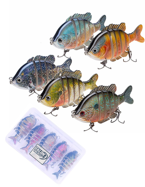 Talon Tackle Multi-Jointed Fishing Lure - Realistic Swimbait Baitfish
