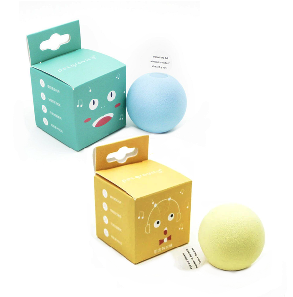 Sound Generating Cat Toy Balls with Catnip - Double Pack