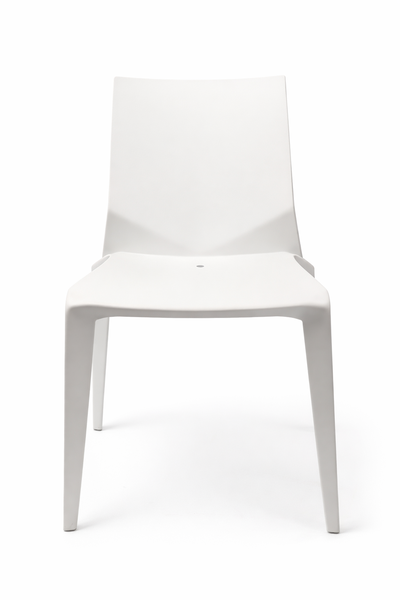 Modern Plastic Dining Chair - Indoor &amp; Outdoor Patio Seating