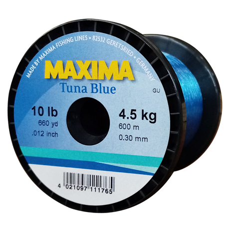 Maxima Nylon Fishing Line 4.5KG/10LB .30MM Colour Tuna Blue 600m Spool, Shop Today. Get it Tomorrow!