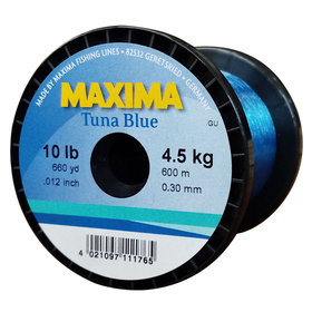 600yds MQT12 NEW Maxima Tuna Blue Mono Line Guide Spool 12lb 