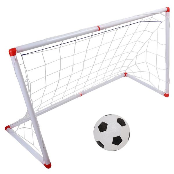 Goal Post with Football and Ball Pump