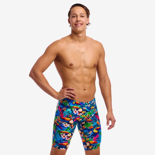Funky Trunks Men's Training Jammers Swimming Costume - Birdie Wordie