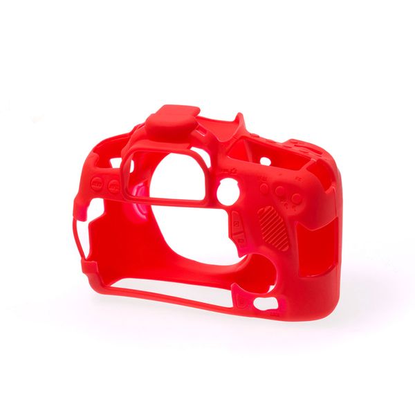 easyCover PRO Silicon Camera Protective Case for Canon 70D Red - ECC70DR