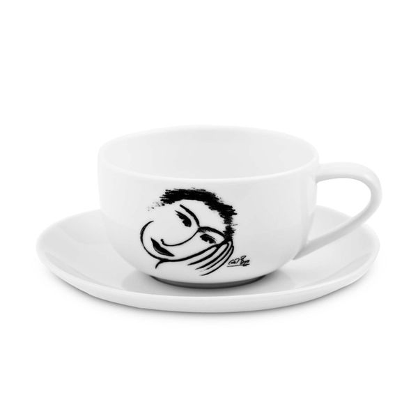 Carrol Boyes Cup and Saucer Set - Rest Easy