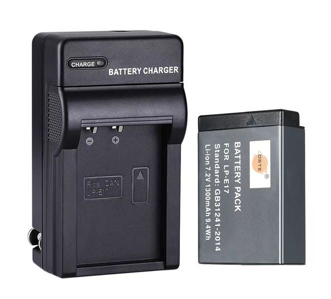 LP-E17 Battery 1300mAh for Canon EOS M3,200D,750D,760D,T6 Cmera