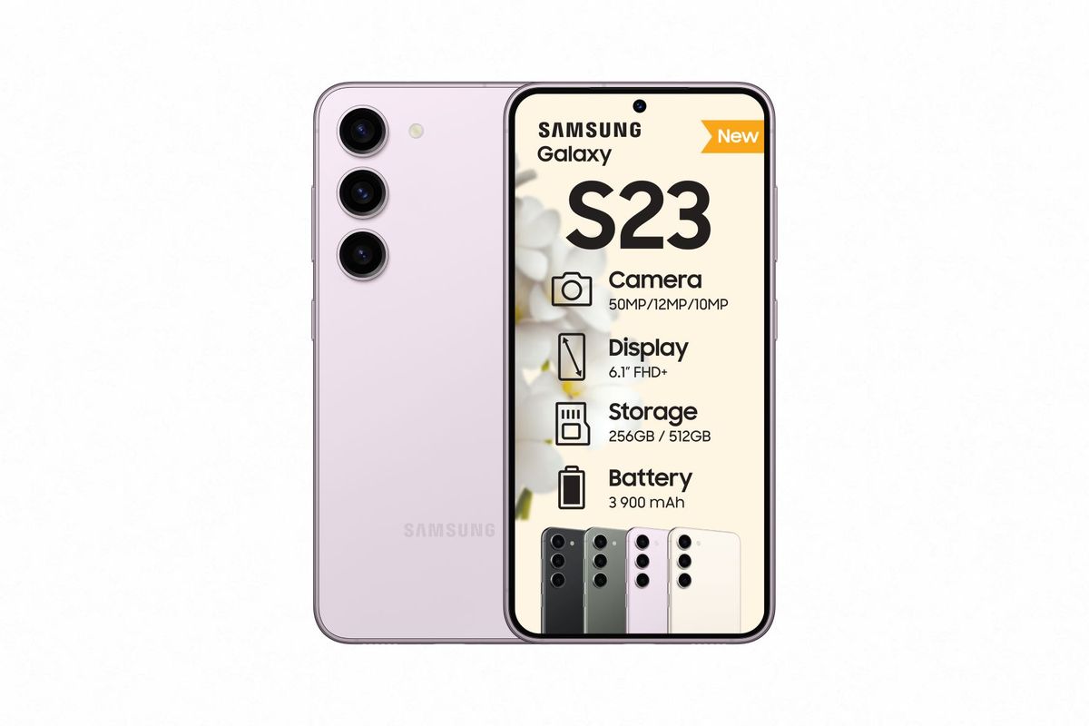 Samsung Galaxy S23 256GB 5G Dual Sim - Lavender