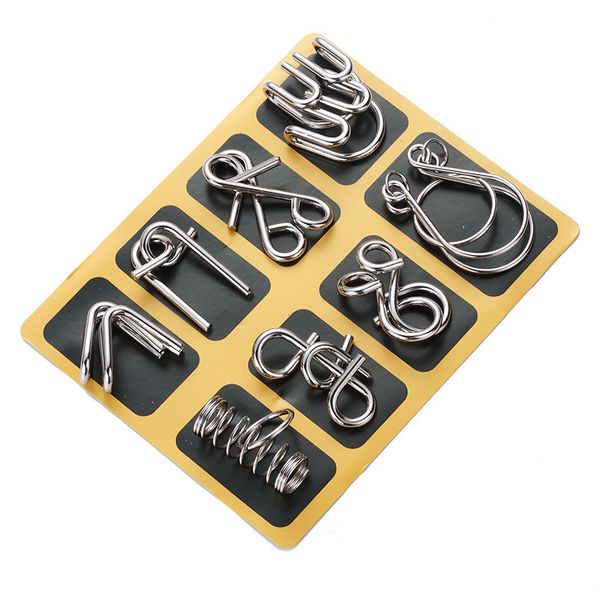Puzzle Challenge Unlocking Rings Toy Set-Model Set A