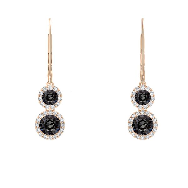 Swarovski Silver Night Crystal Rose image