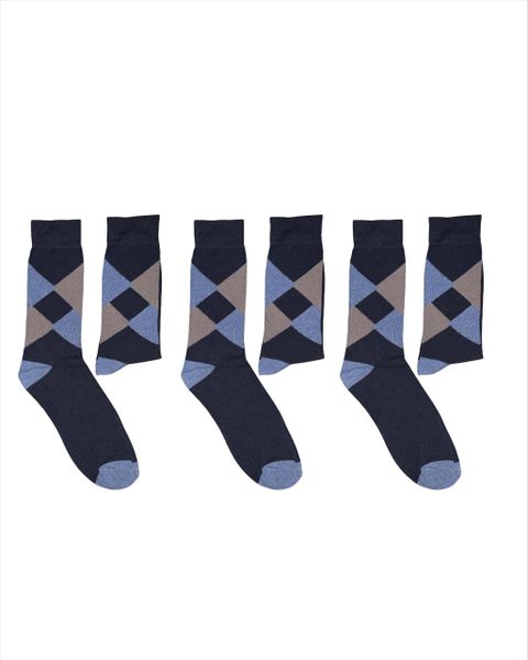 SAP Men's Fashionable Socks 009 Pack Of 3