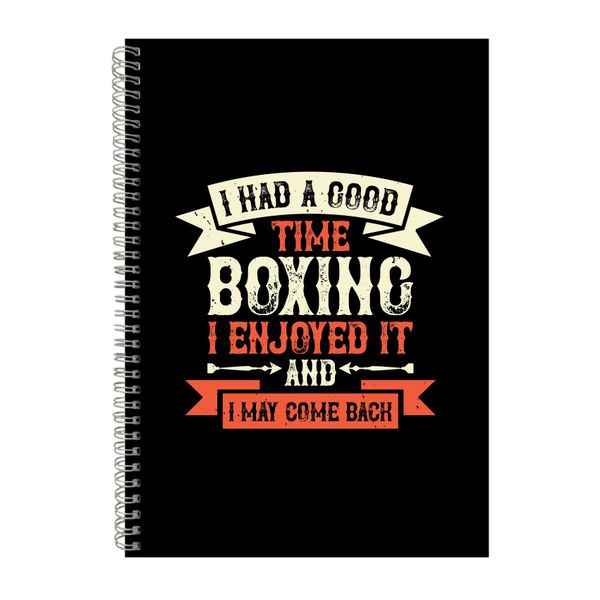 I Had A Good Time Boxing Notebook Boxer Gift Idea A4 Notepad 156