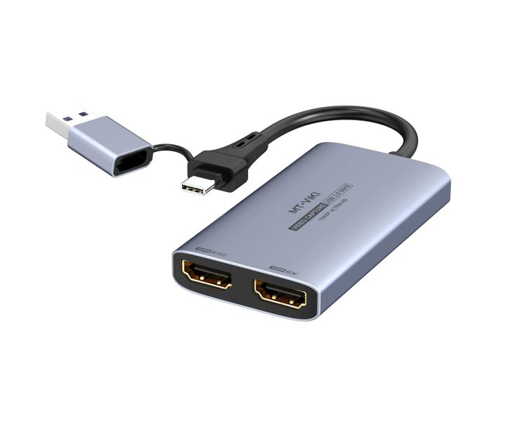 MT-ViKI 4K 30Hz USB-C &amp; USB 3.0 to HDMI 1.4 Video Capture Device