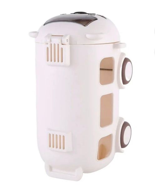Adorable Bus Design: Charming bus-shaped water bottle For Kids