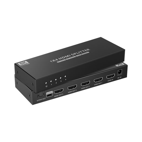 LKV864 8K HDMI2.1 VRR 1x4 Splitter with Dolby Vision