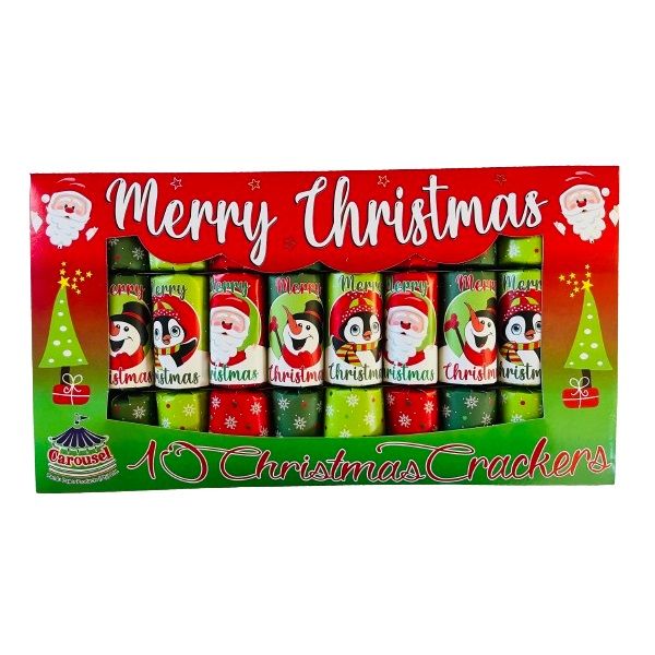 Table Decor Christmas Crackers (10 Piece)