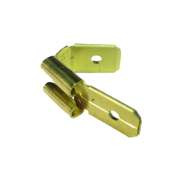 ACDC - Piggy Back Open Barrel Terminal 6.35×0.8mm (Pack of 100)