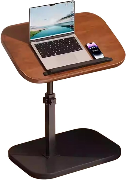 TOXIYA Multifunctional Large Desktop C-Shaped Laptop Stand &amp; Coffee Table
