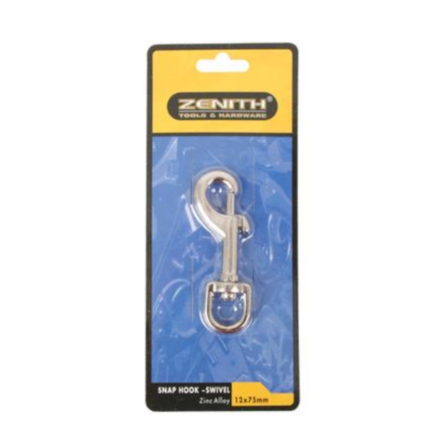 Zenith - Galvanised Snap-Hook With Swivel 12 X 75cm- Pack Of 2
