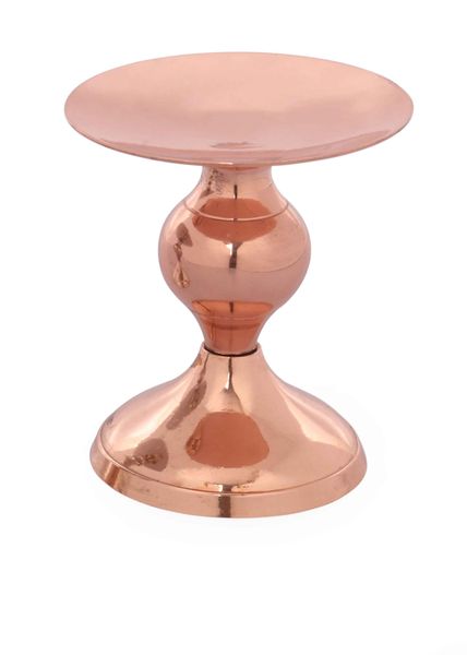 Rose Gold Pillar Candle Holder