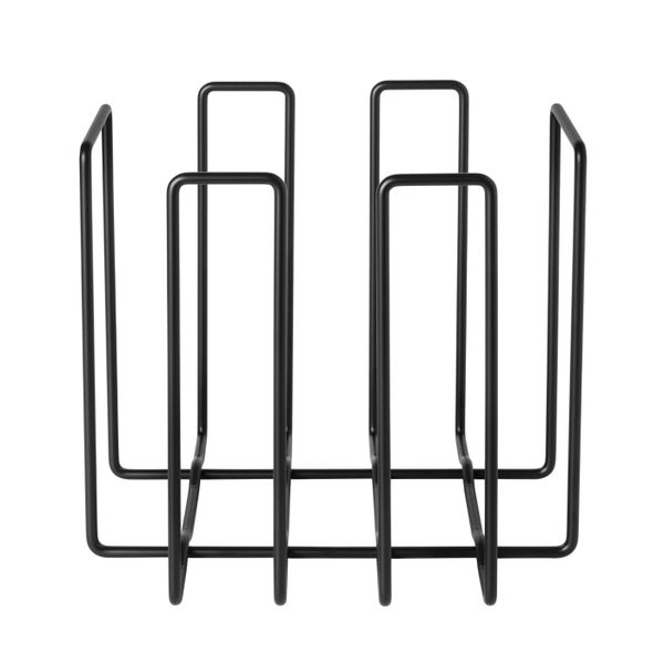 Blomus Magazine Holder in Black Steel – WIRES