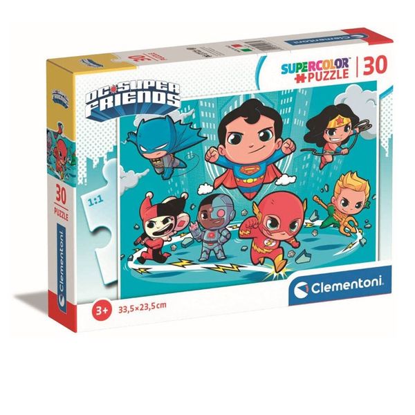 Clementoni 30 Pieces Puzzle -Dc Comics Superfriends