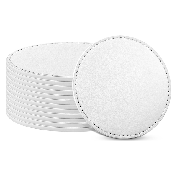 12 Pieces Round Sublimation Coasters 4 Inch