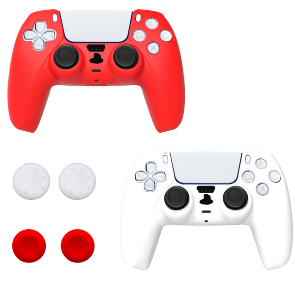2 Pack - Smooth Silicone Case BN16 With Finger Grips for PS5 Controller